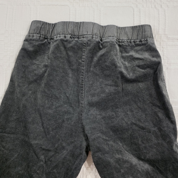 Umgee Charcoal Black Flared Pants Size Medium Retro Bell Bottoms Festival Boho - Picture 13 of 14